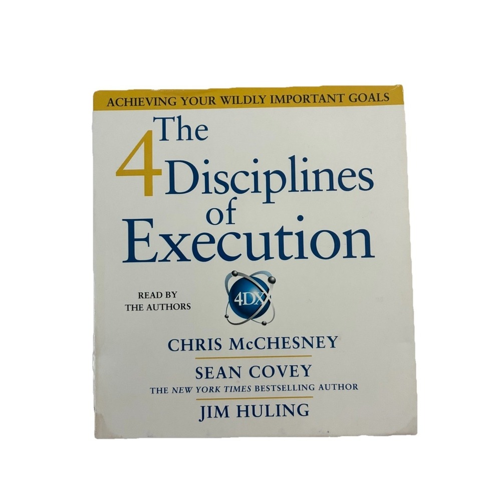 The 4 Disciplines of Execution Audiobook CD Set McChesney Covey Huling 4DX